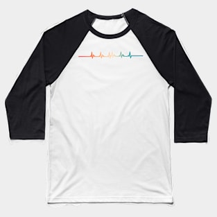 Pride Heartbeat Baseball T-Shirt